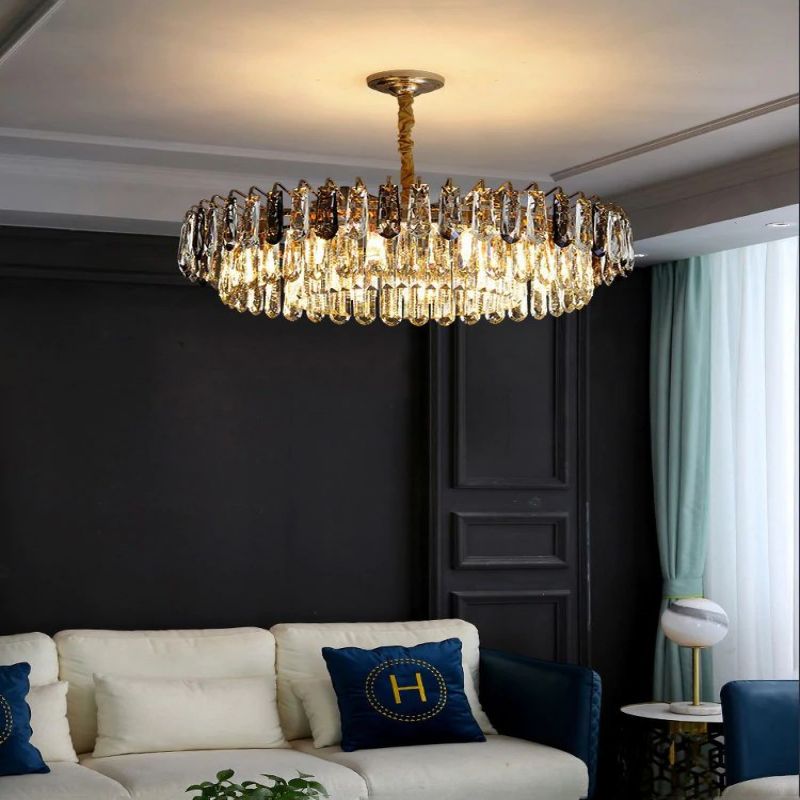 Irey Luxury Crystal Chandelier chandeliers for dining room,chandeliers for stairways,chandeliers for foyer,chandeliers for bedrooms,chandeliers for kitchen,chandeliers for living room Rbrights   