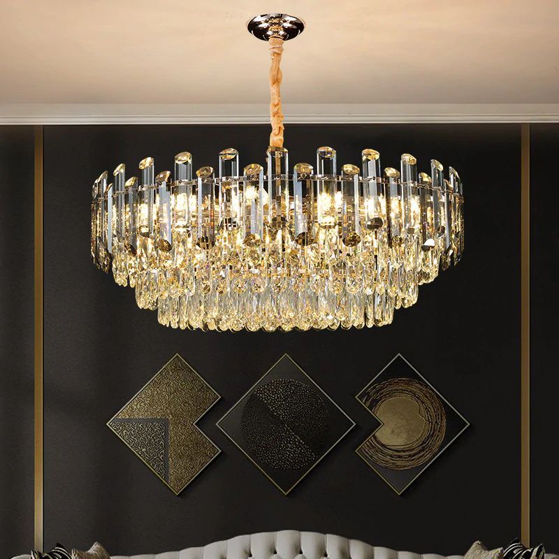 Irey Luxury Crystal Chandelier chandeliers for dining room,chandeliers for stairways,chandeliers for foyer,chandeliers for bedrooms,chandeliers for kitchen,chandeliers for living room Rbrights   
