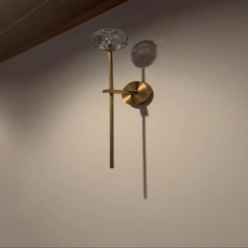 Kristal Glass Wall Lamp (long)