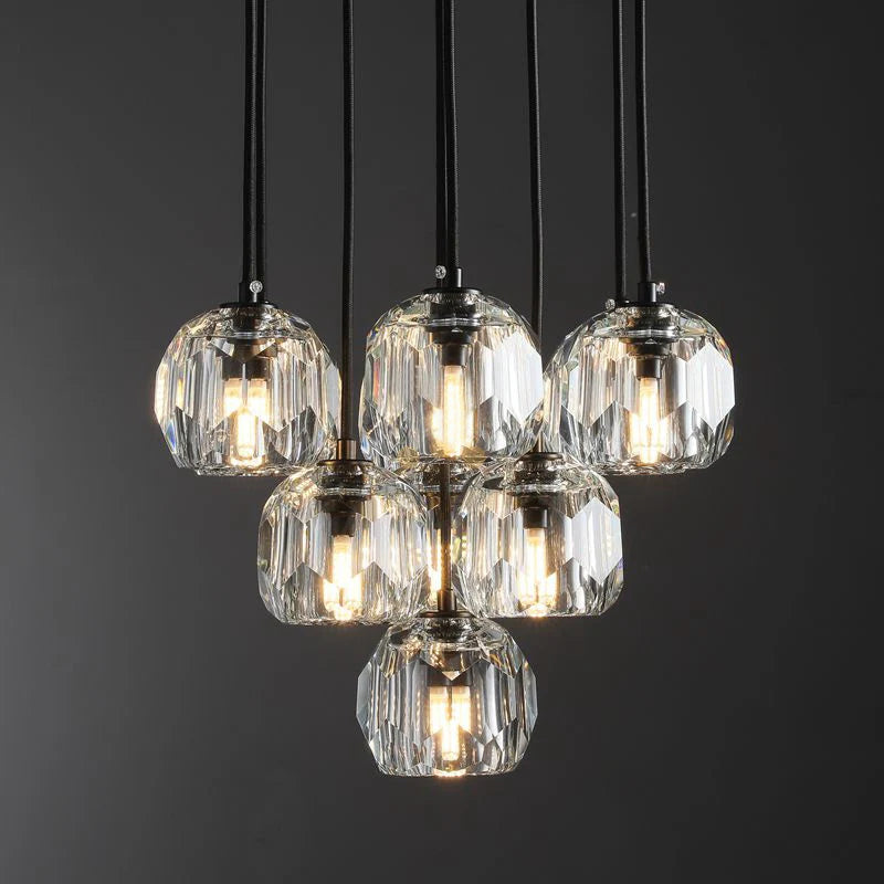 Kristal Series Glass Chandelier