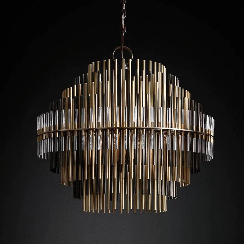 Liliam Sculpture Round Chandelier 吊灯 Rbrights Overall: 24" diam  