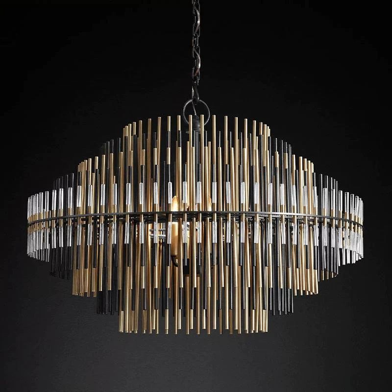 Liliam Sculpture Round Chandelier 吊灯 Rbrights Overall: 32" diam  