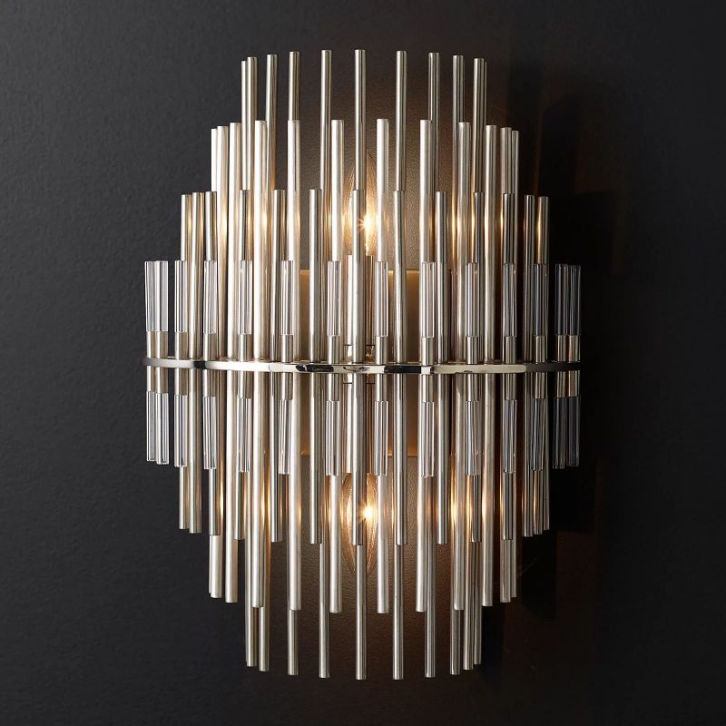 Liliam Sculpture Wall Sconce chandeliers for dining room,chandeliers for stairways,chandeliers for foyer,chandeliers for bedrooms,chandeliers for kitchen,chandeliers for living room Rbrights Pewter  