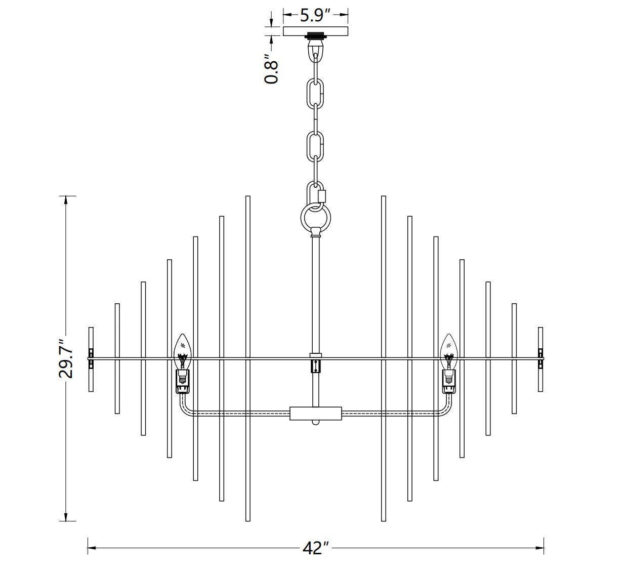 Liliam Series Sculpture Chandelier