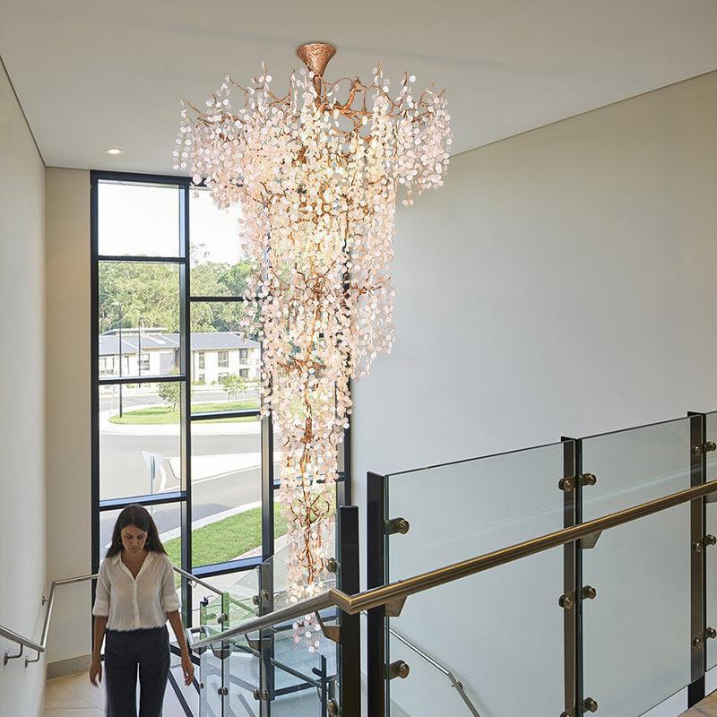 Lola 2 Story Foyer Large Branch Chandelier