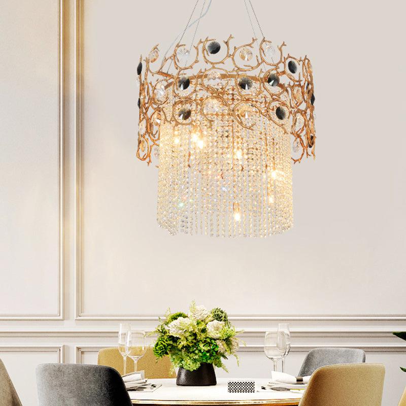 Lola Crown Modern Crystal Chandelier chandeliers for dining room,chandeliers for stairways,chandeliers for foyer,chandeliers for bedrooms,chandeliers for kitchen,chandeliers for living room Rbrights   
