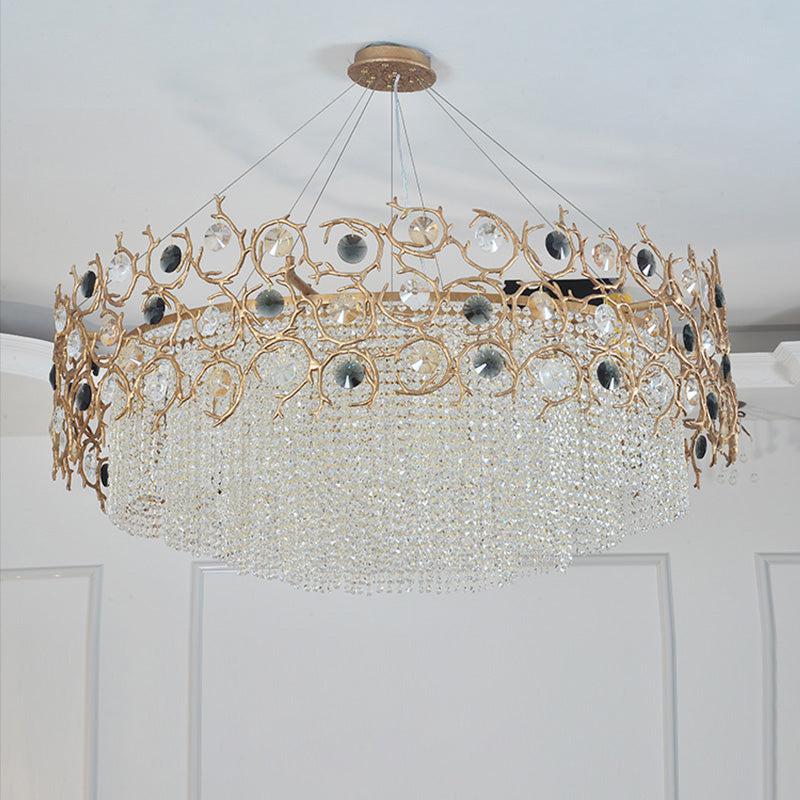 Lola Crown Modern Crystal Chandelier chandeliers for dining room,chandeliers for stairways,chandeliers for foyer,chandeliers for bedrooms,chandeliers for kitchen,chandeliers for living room Rbrights   