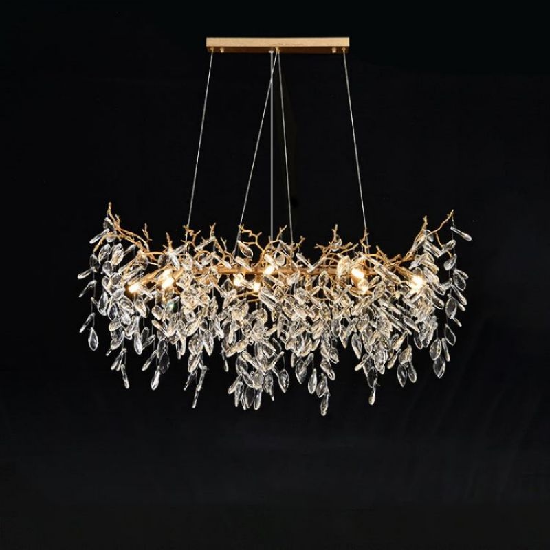 Lola Linear Gold Chandeliers Tree Branch Kitchen, Gold Chandelier chandeliers for dining room,chandeliers for stairways,chandeliers for foyer,chandeliers for bedrooms,chandeliers for kitchen,chandeliers for living room Rbrights   