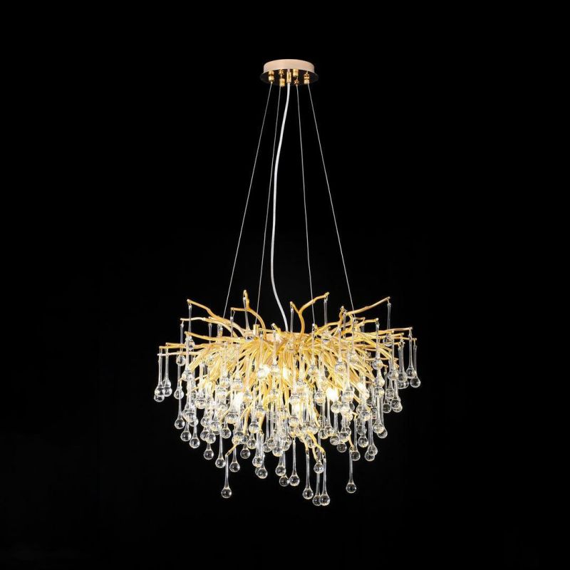Lola Modern Crystal Tree Branch Chandelier 23.6" D chandeliers for dining room,chandeliers for stairways,chandeliers for foyer,chandeliers for bedrooms,chandeliers for kitchen,chandeliers for living room Rbrights   