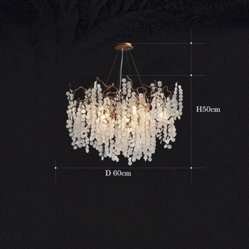 Lola Modern Gold Chandelier Light Fixture, Round Branch Chandelier chandeliers for dining room,chandeliers for stairways,chandeliers for foyer,chandeliers for bedrooms,chandeliers for kitchen,chandeliers for living room Rbrights   