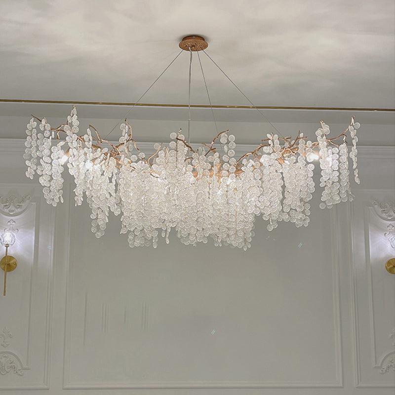Lola Modern Linear Branch Chandelier chandeliers for dining room,chandeliers for stairways,chandeliers for foyer,chandeliers for bedrooms,chandeliers for kitchen,chandeliers for living room Rbrights   