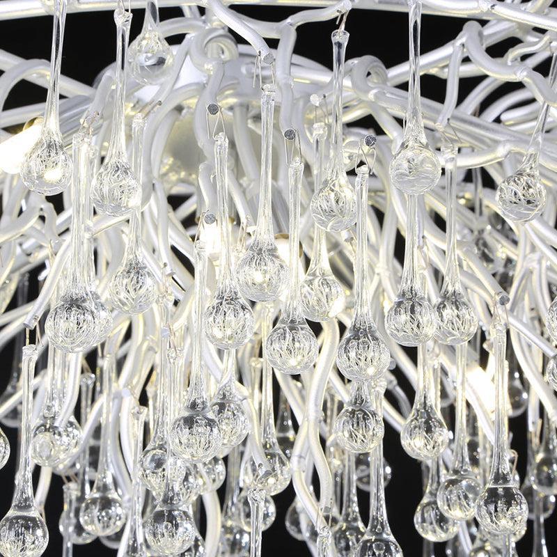 Lola Modern Raindrop Tree Branch Crystal Chandelier 47.5" L chandeliers for dining room,chandeliers for stairways,chandeliers for foyer,chandeliers for bedrooms,chandeliers for kitchen,chandeliers for living room Rbrights   