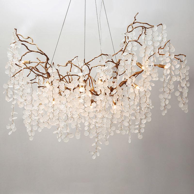 Lola Oval Gold Chandelier Light Fixture, Large Chandelier Lighting chandeliers for dining room,chandeliers for stairways,chandeliers for foyer,chandeliers for bedrooms,chandeliers for kitchen,chandeliers for living room Rbrights 59" L  