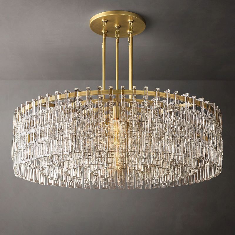 Marigna Round Chandelier 48" chandeliers for dining room,chandeliers for stairways,chandeliers for foyer,chandeliers for bedrooms,chandeliers for kitchen,chandeliers for living room Rbrights Antiqued Brass  