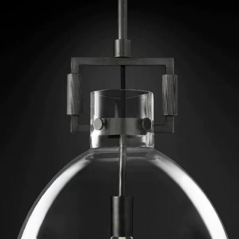 Miranda Modern Glass Cloche Modern Pendant Light 10″ 14″ 18″ Pendant for living room,Pendant for kitchen,Pendant for bathrooms,Pendant for bedrooms,Pendant for foyer,Pendant for stairways,Pendant for dining room Rbrights   