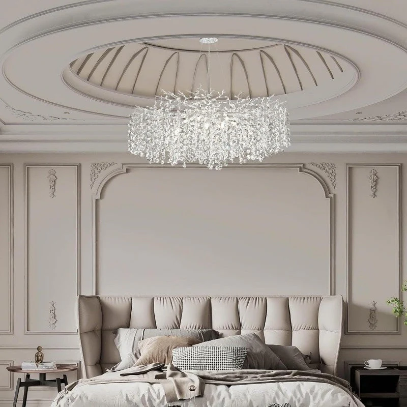 Modern Tree Branch Crystal Chandelier
