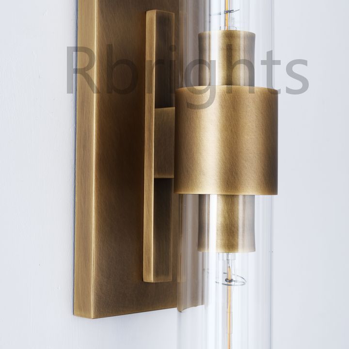 Olivia Linear Wall Sconce Art Blown Glass 23"H
