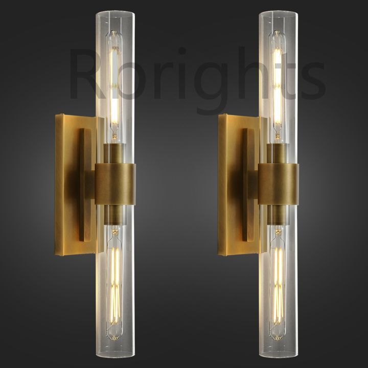 Olivia Linear Wall Sconce Art Blown Glass 23"H