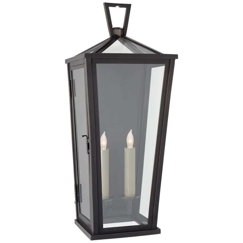 Revelry Medium Tall 2-Light Lantern Wall Sconce Outdoor