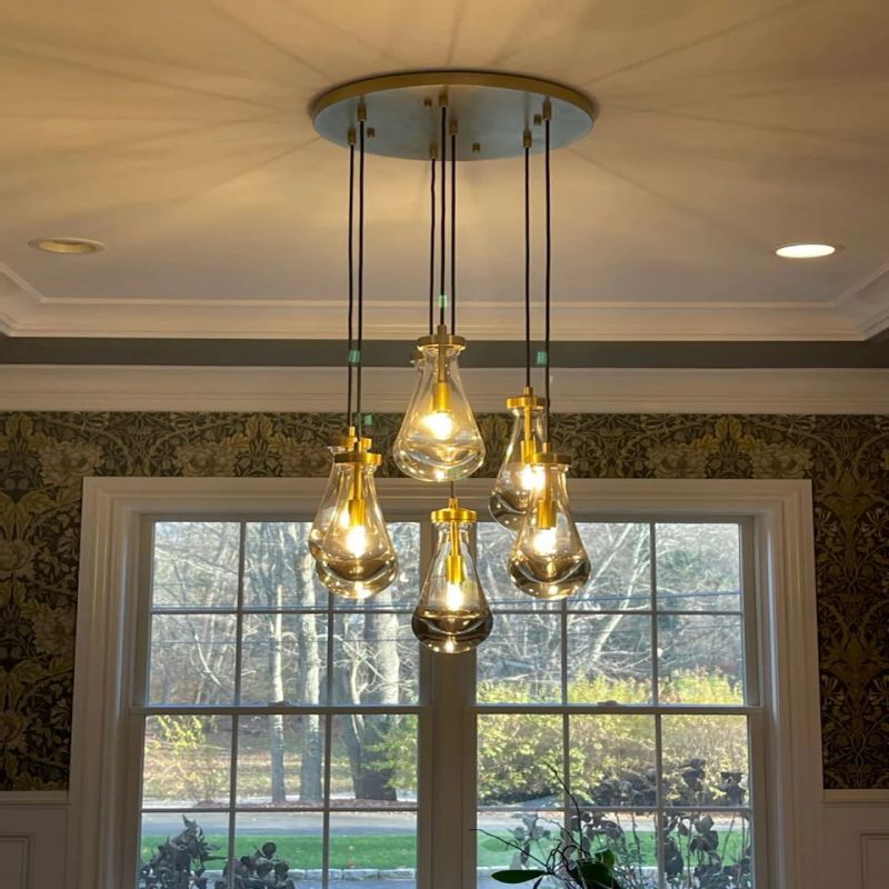 Raindrop Round Chandelier 18"