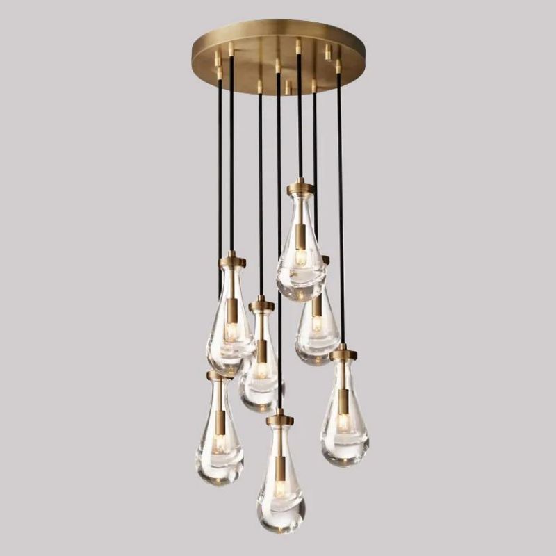 Raindrop Round Chandelier 18"