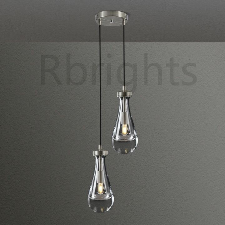 Raindrop round chandelier 5"(cord)