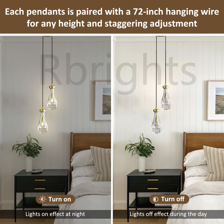 Raindrop round chandelier 5"(cord)