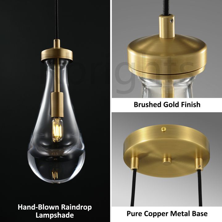 Raindrop round chandelier 5"(cord)