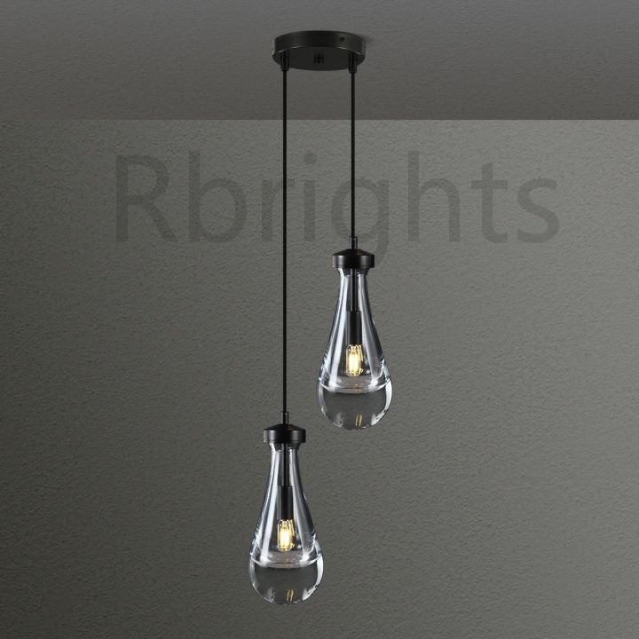 Raindrop round chandelier 5"(cord)