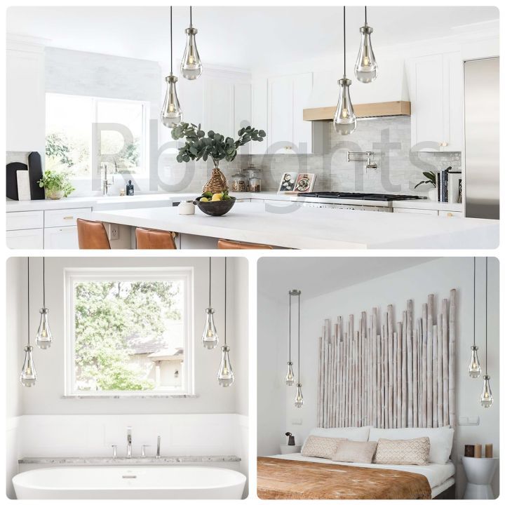 Raindrop round chandelier 5"(cord)