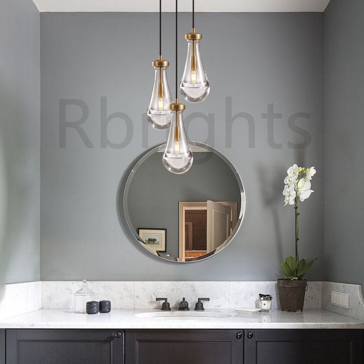 Raindrop round chandelier 8"(cord)