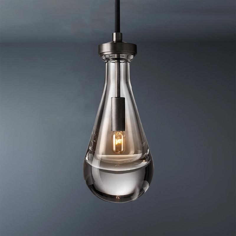 Raindrop Glass Pendant for living room,Pendant for kitchen,Pendant for bathrooms,Pendant for bedrooms,Pendant for foyer,Pendant for stairways,Pendant for dining room RBRIGHTS   