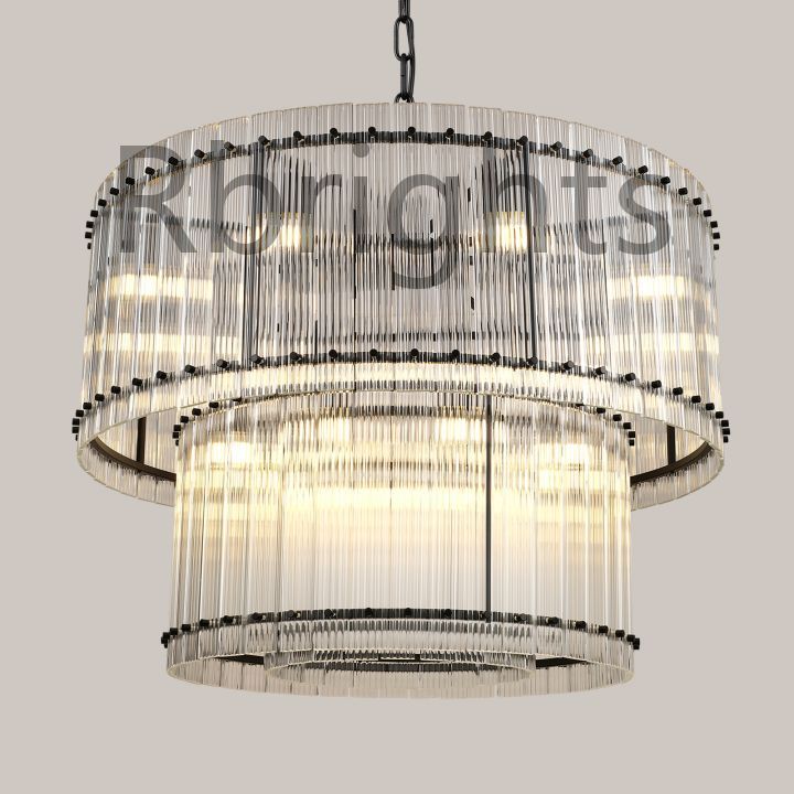 Santa Mar 2-tier Luxury Round Chandelier 37"
