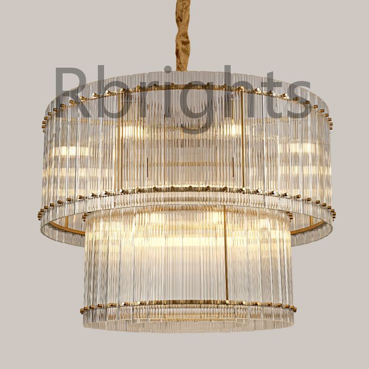 Santa Mar 2-tier Luxury Round Chandelier 37"