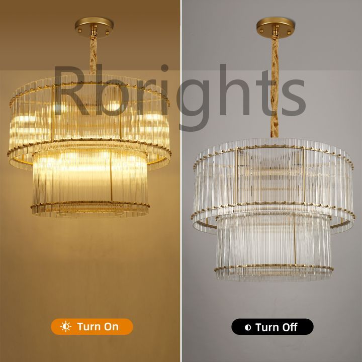 Santa Mar 2-tier Luxury Round Chandelier 37"