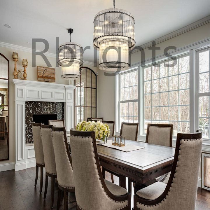 Santa Mar 2-tier Luxury Round Chandelier 37"