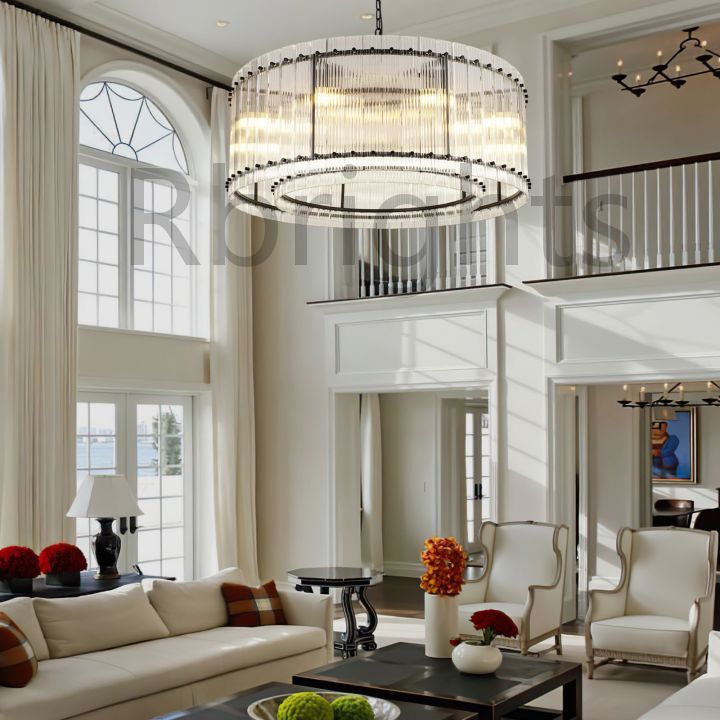 Santa Mar Round Chandelier 37"