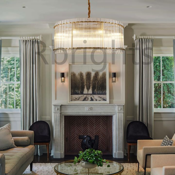 Santa Mar Round Chandelier 37"