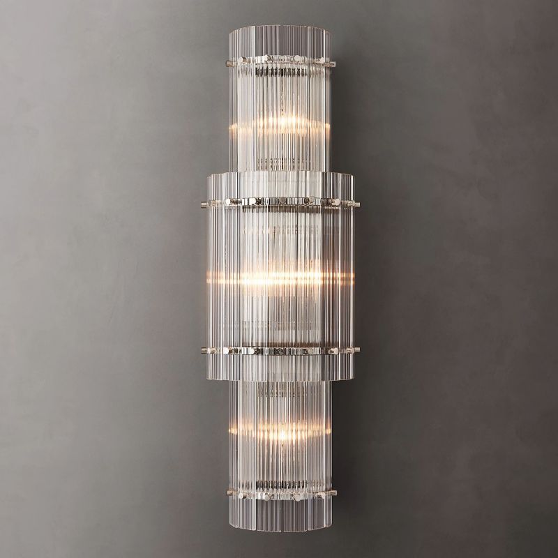 Santa Marco Grand Round Sconce wall sconce for bedroom,wall sconce for dining room,wall sconce for stairways,wall sconce for foyer,wall sconce for bathrooms,wall sconce for kitchen,wall sconce for living room Rbrights Polished Nickel  