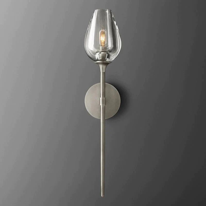 Vega Grand Sconce 壁灯灯具 rbrights Satin Nickel  