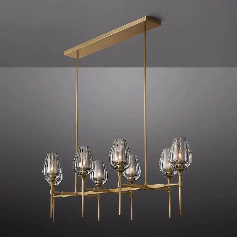 Vega Linear Chandelier 52'' 吊灯灯具 rbrights   