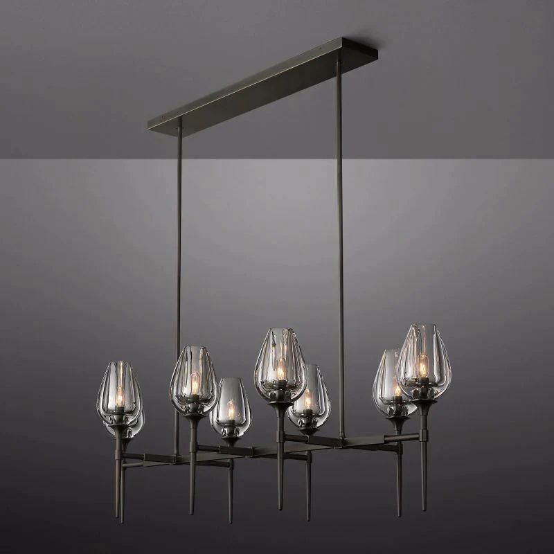 Vega Linear Chandelier 52'' 吊灯灯具 rbrights   