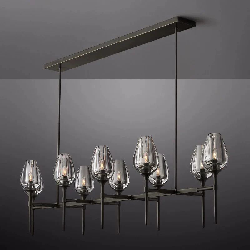 Vega Linear Chandelier 65'' 吊灯灯具 rbrights   