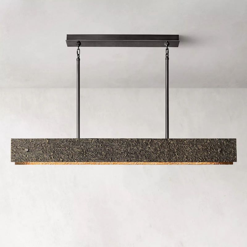 Vilary Linear Chandelier 54" chandeliers for dining room,chandeliers for stairways,chandeliers for foyer,chandeliers for bedrooms,chandeliers for kitchen,chandeliers for living room Rbrights Bronze  