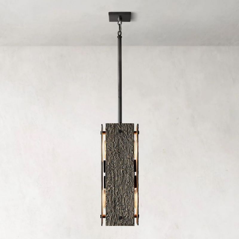 Vilary Rectangular Pendant 19" Pendant for living room,Pendant for kitchen,Pendant for bathrooms,Pendant for bedrooms,Pendant for foyer,Pendant for stairways,Pendant for dining room Rbrights   