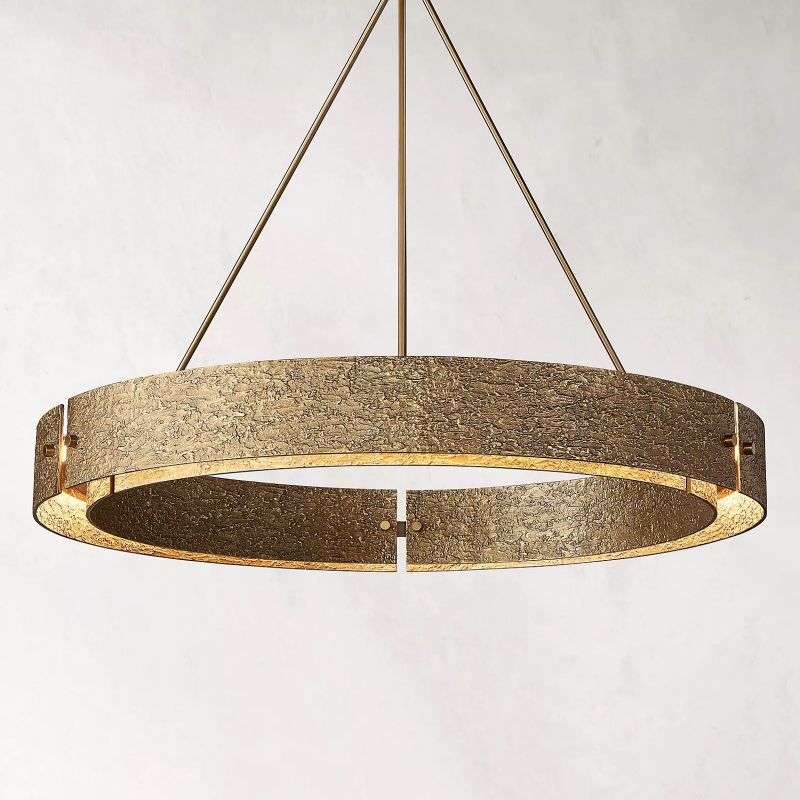 Vilary Round Chandelier 48" chandeliers for dining room,chandeliers for stairways,chandeliers for foyer,chandeliers for bedrooms,chandeliers for kitchen,chandeliers for living room Rbrights Brass  