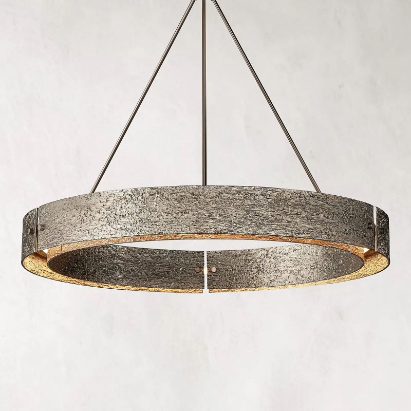 Vilary Round Chandelier 48" chandeliers for dining room,chandeliers for stairways,chandeliers for foyer,chandeliers for bedrooms,chandeliers for kitchen,chandeliers for living room Rbrights Pewter  