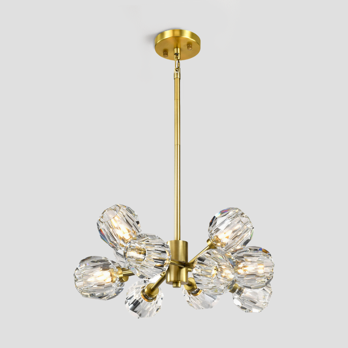 Apricity Clear Glass Chandelier