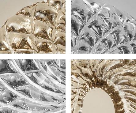 Flushmount Bella Murano Glass Flower Chandelier