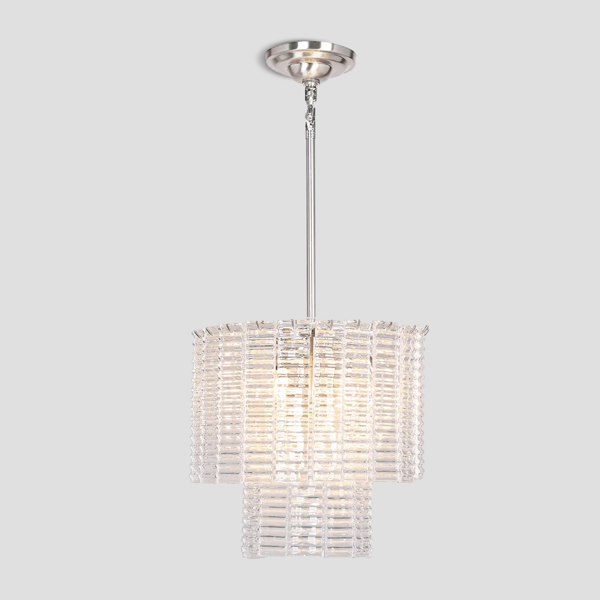 Getfit Round Glass Tile Chandelier
